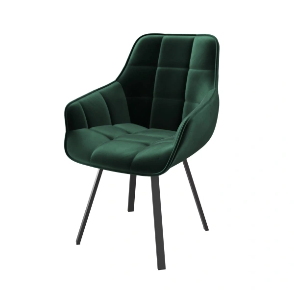 Стул ROMEO DARK GREEN DIVA 13 BK